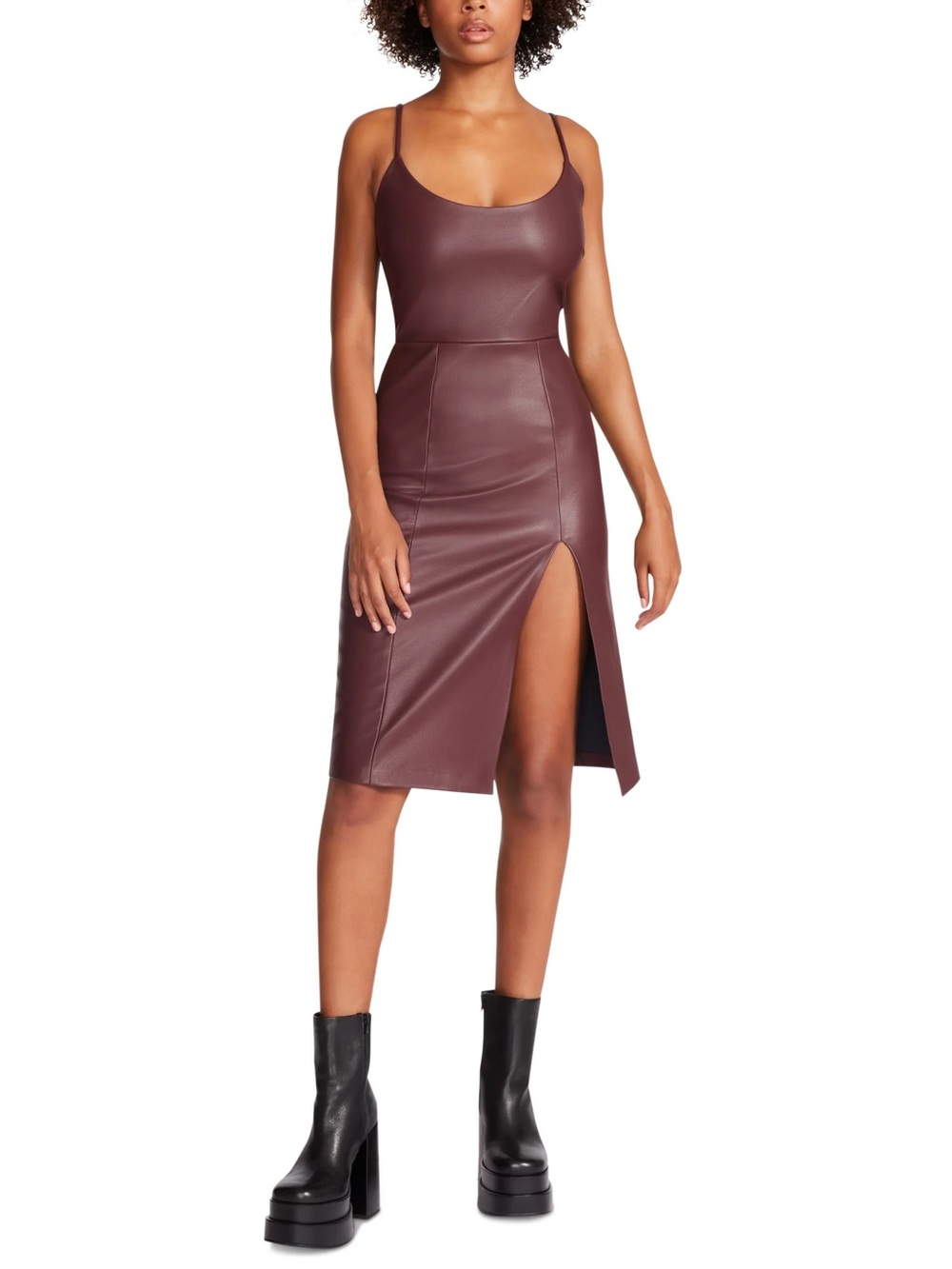 NWT Steve Madden Faux Leather Dress